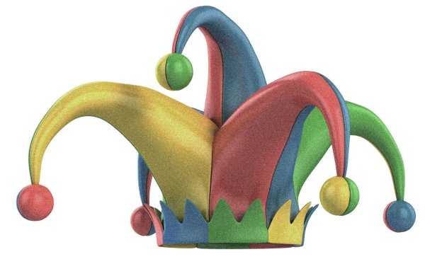 Шут в шапке с бубенцами