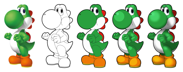 Марио Yoshi NES