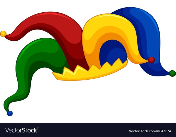 Колпак шута на прозрачном фоне