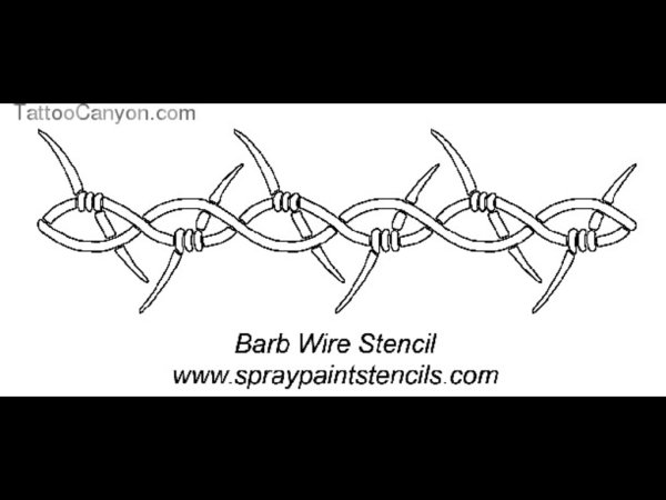 Переплетение колючей проволоки