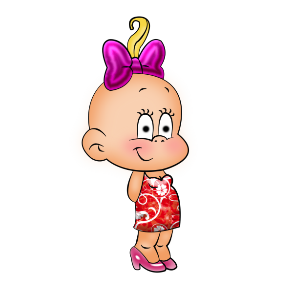 Пупсик мультяшный