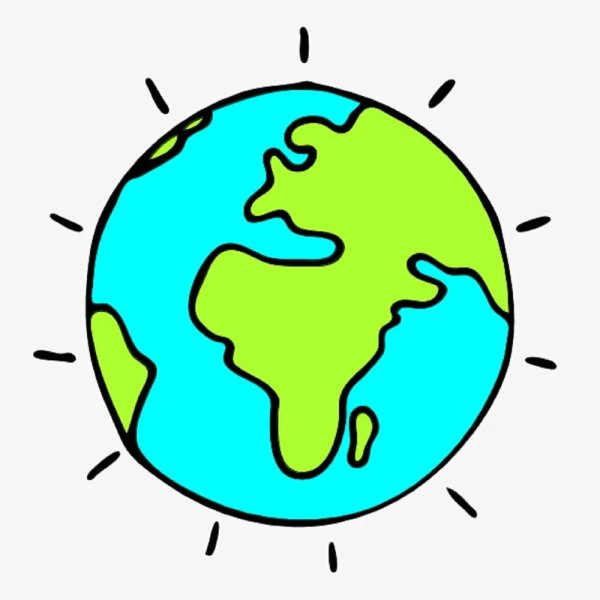 Земля мультяшная