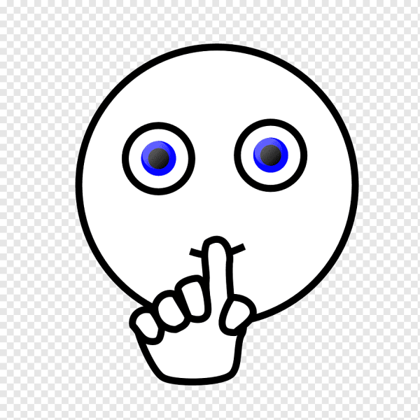 Смайлик тишина