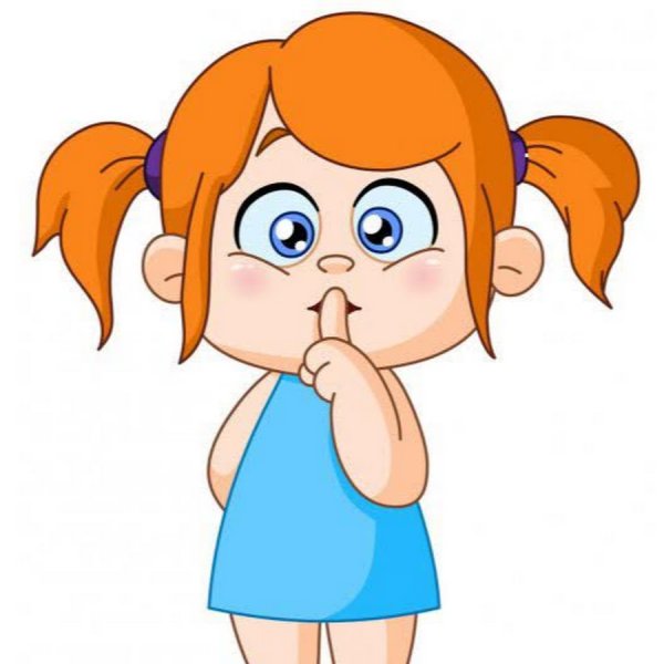 Нарисованная девочка говорит