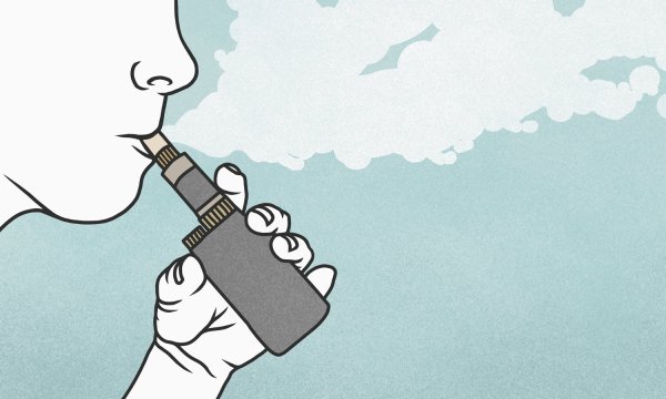 Вейп иллюстрация