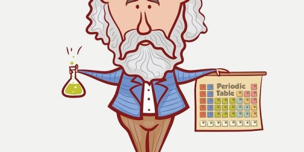 Менделеев мультяшный