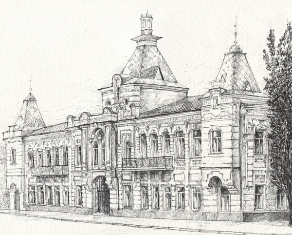 Зарисовки памятников архитектуры