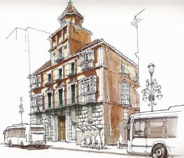 Архитектурный скетч