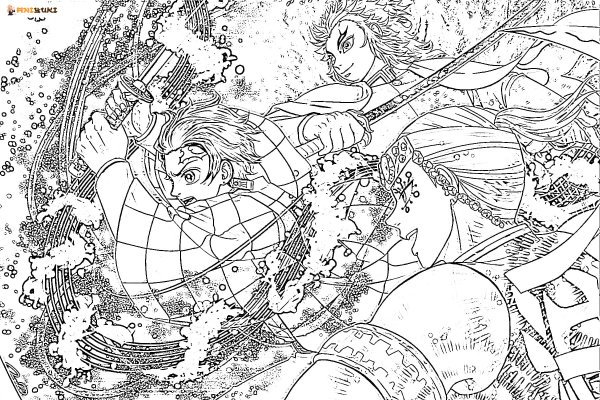 Тенген раскраска