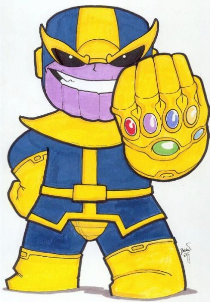 Чиби Марвел Танос