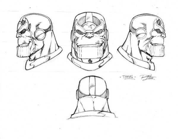 Нарисовать ТАНОСА поэтапно
