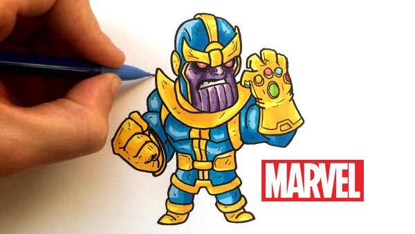 Танос нарисовать