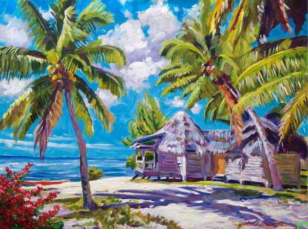 Тропики живопись