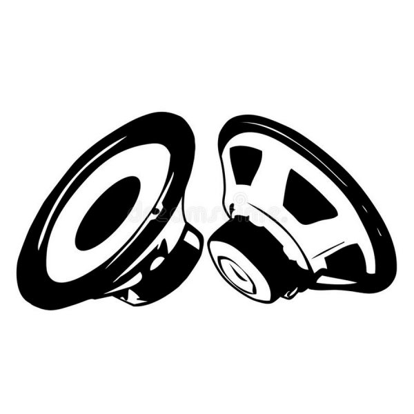 Автозвук динамики наклейка