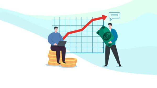 Биржа иллюстрация