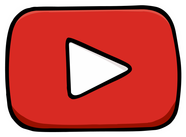 Кнопка ютуб без фона