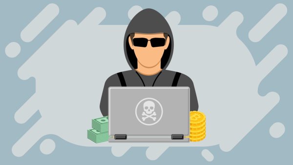 Мошенник иллюстрация