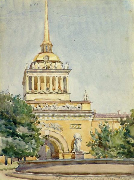 Картина Адмиралтейство в Санкт-Петербурге