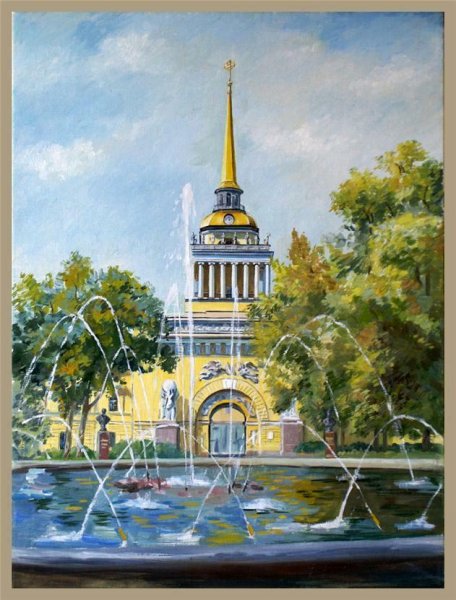 Адмиралтейство в Санкт-Петербурге фасад план