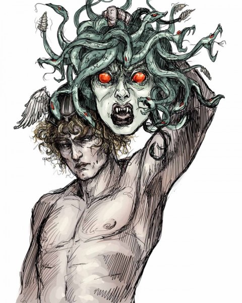 Мультяшная отрубленная голова