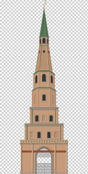 Башня Сююмбике Казань нарисовать