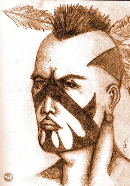 Ирокез эскиз
