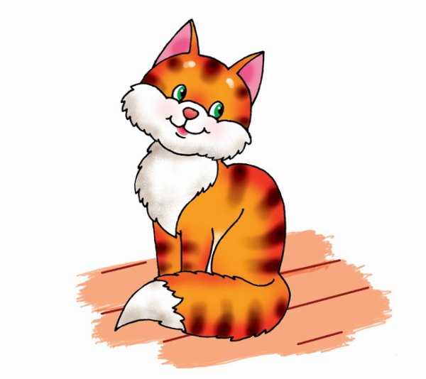 Изображение кошки для детей