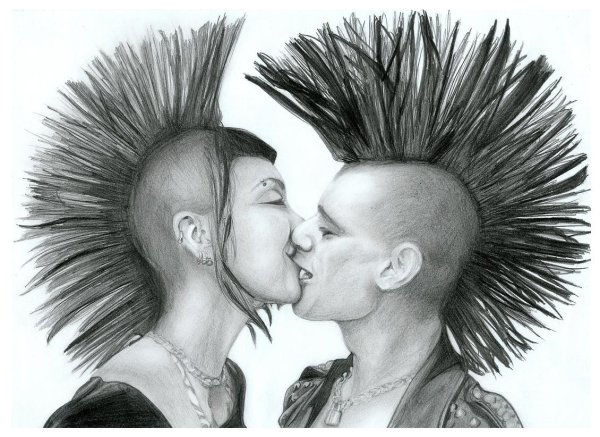 Нарисованный ирокез