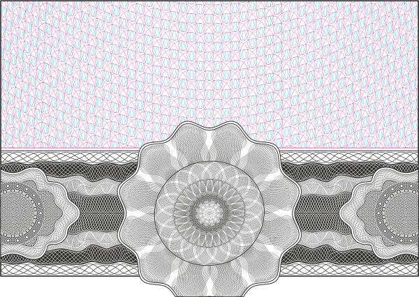 Защитная сетка гильош вектор зеленая