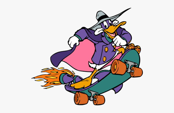 Герои мультиков Уолт Дисней чёрный плащ