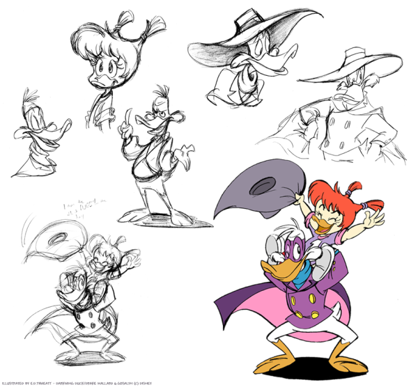 Черный плащ Darkwing Duck