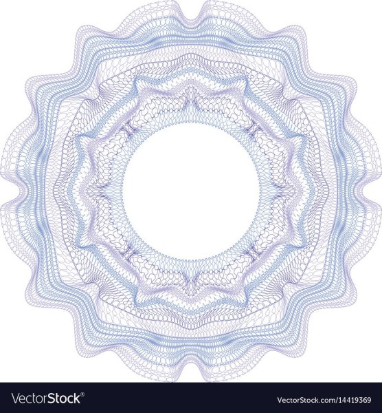 Гильош сетка в векторе