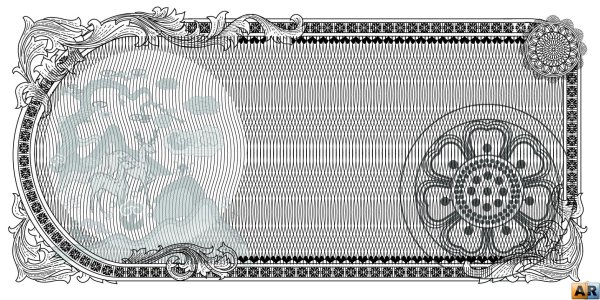 Гильош сетка в векторе