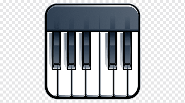 Фортепиано на черном фоне