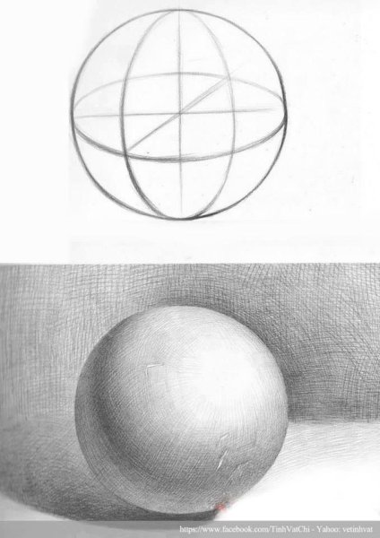 Рисование шара