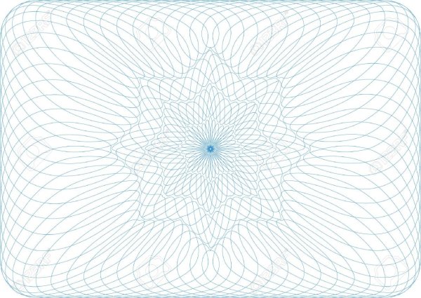 Защитная сетка гильош вектор зеленая