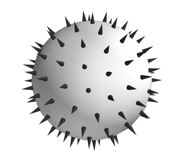 Шар с шипами