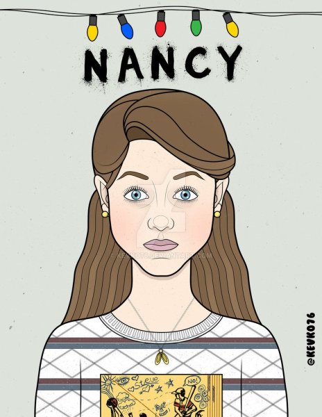 Нэнси из ОСД рисунок