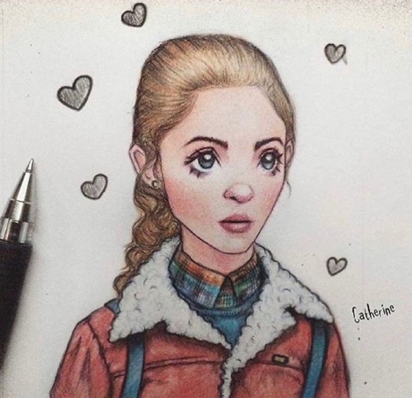 Нэнси очень странные дела рисунок