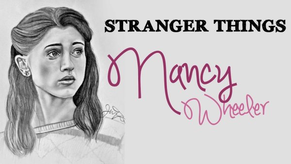 Stranger things раскраска Nancy Wheeler
