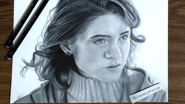 Рисунок Мэри Элис Брэндон карандашом