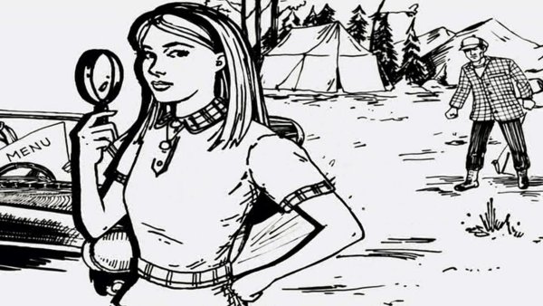 Раскраска Нэнси Дрю