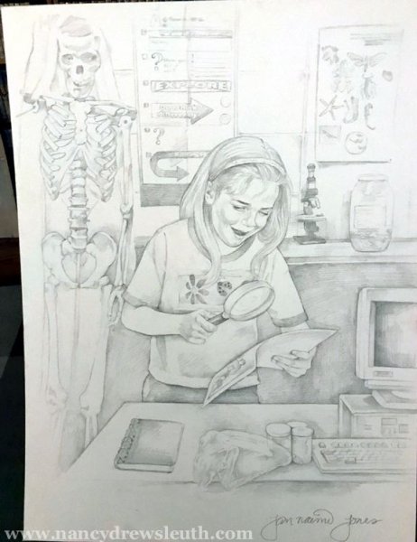 Раскраска Нэнси Дрю
