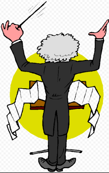 Дирижер рисунок