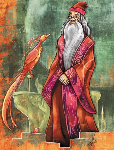 Профессор Дамблдор для срисовки