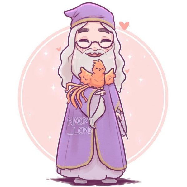 Альбус Дамблдор рисунок