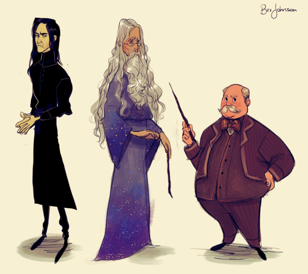 Раскраска Альбус Дамблдор