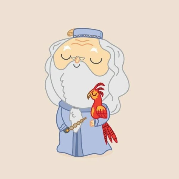 Альбус Дамблдор рисунок