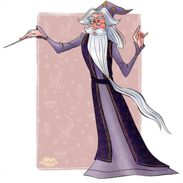 Альбус Дамблдор Фанарт