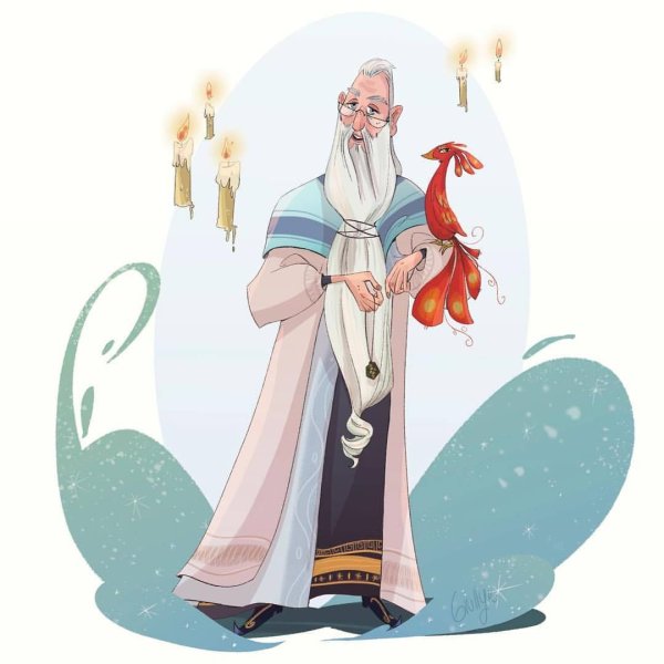 Альбус Дамблдор мультяшный